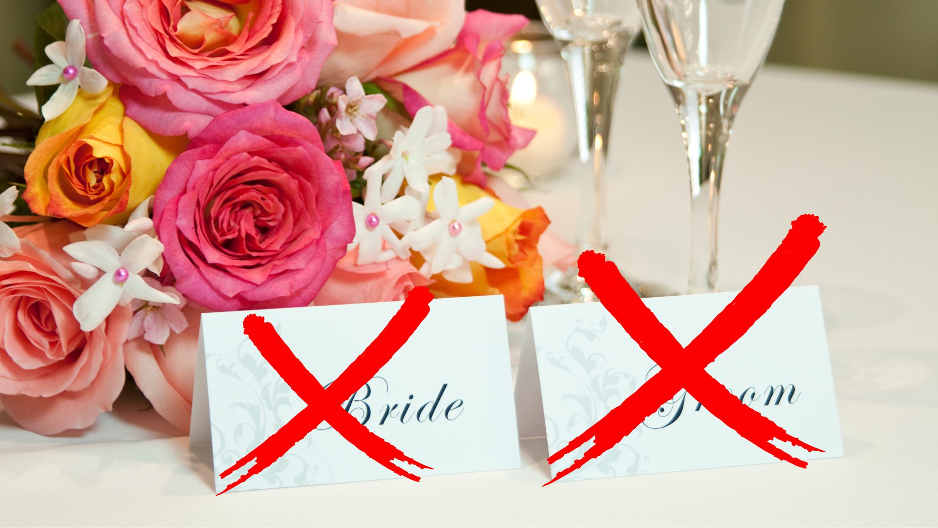 Wedding place cards—on napkins?
